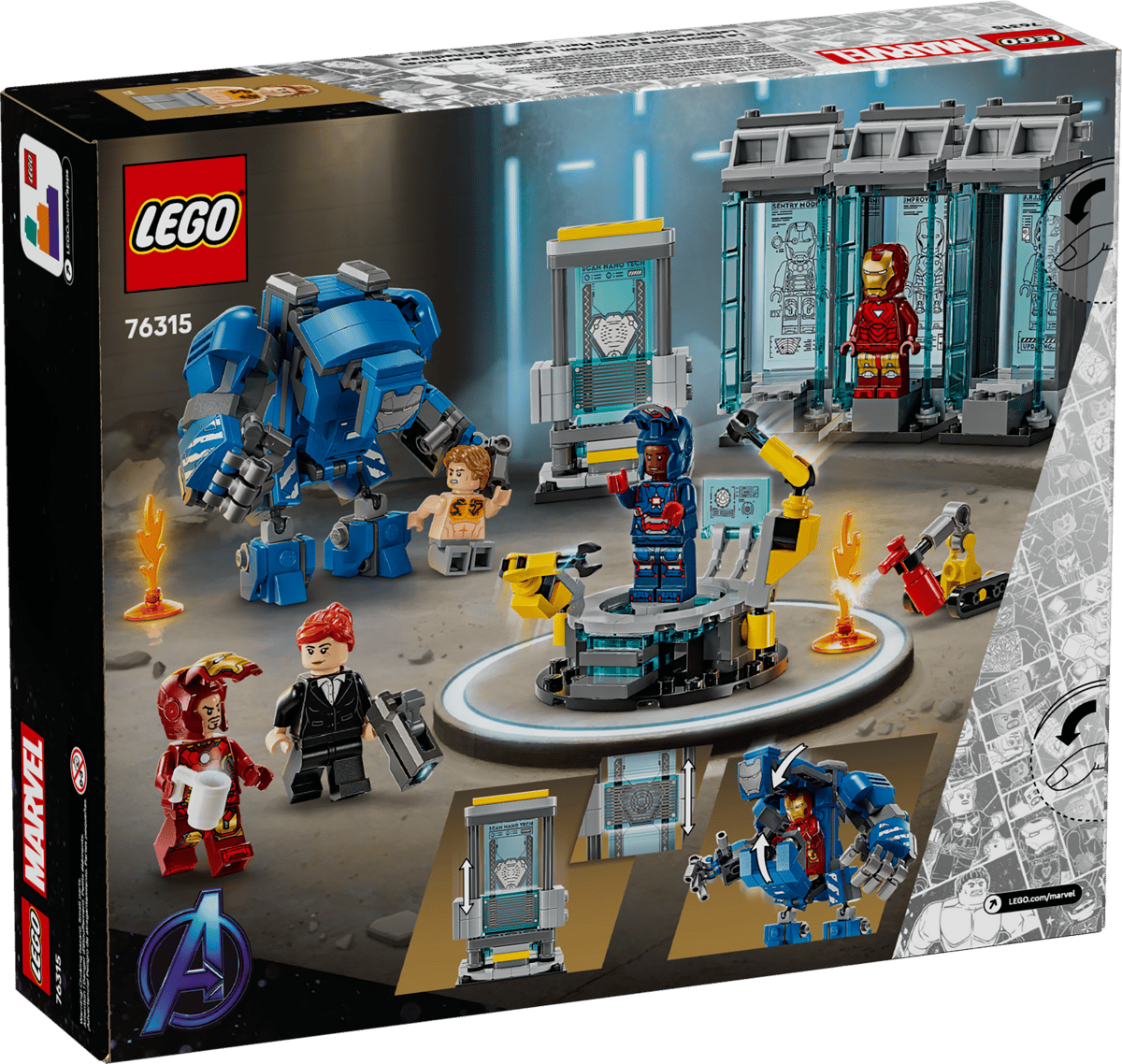 LEGO Marvel - Iron Man's Laboratory: Hall of Armor - 76315