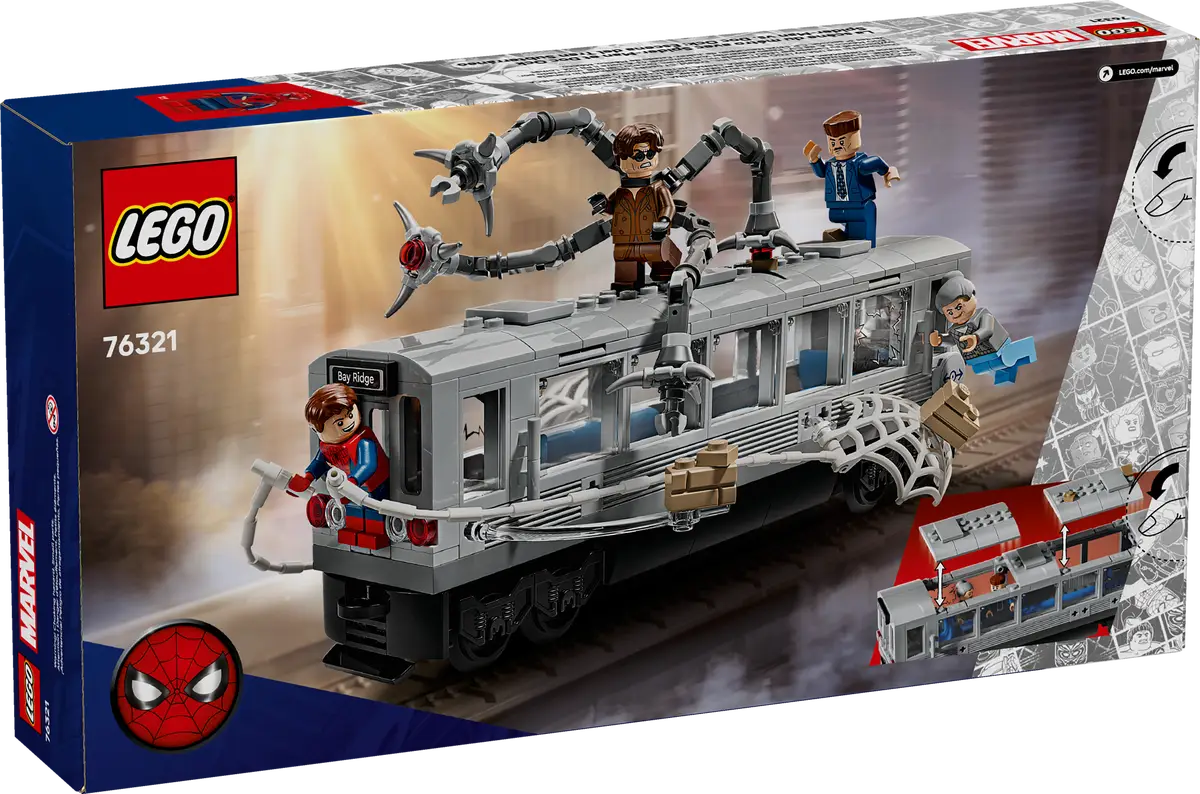 LEGO MARVEL - Spider-Man vs. Doc Ock Subway Train Scene - 76321