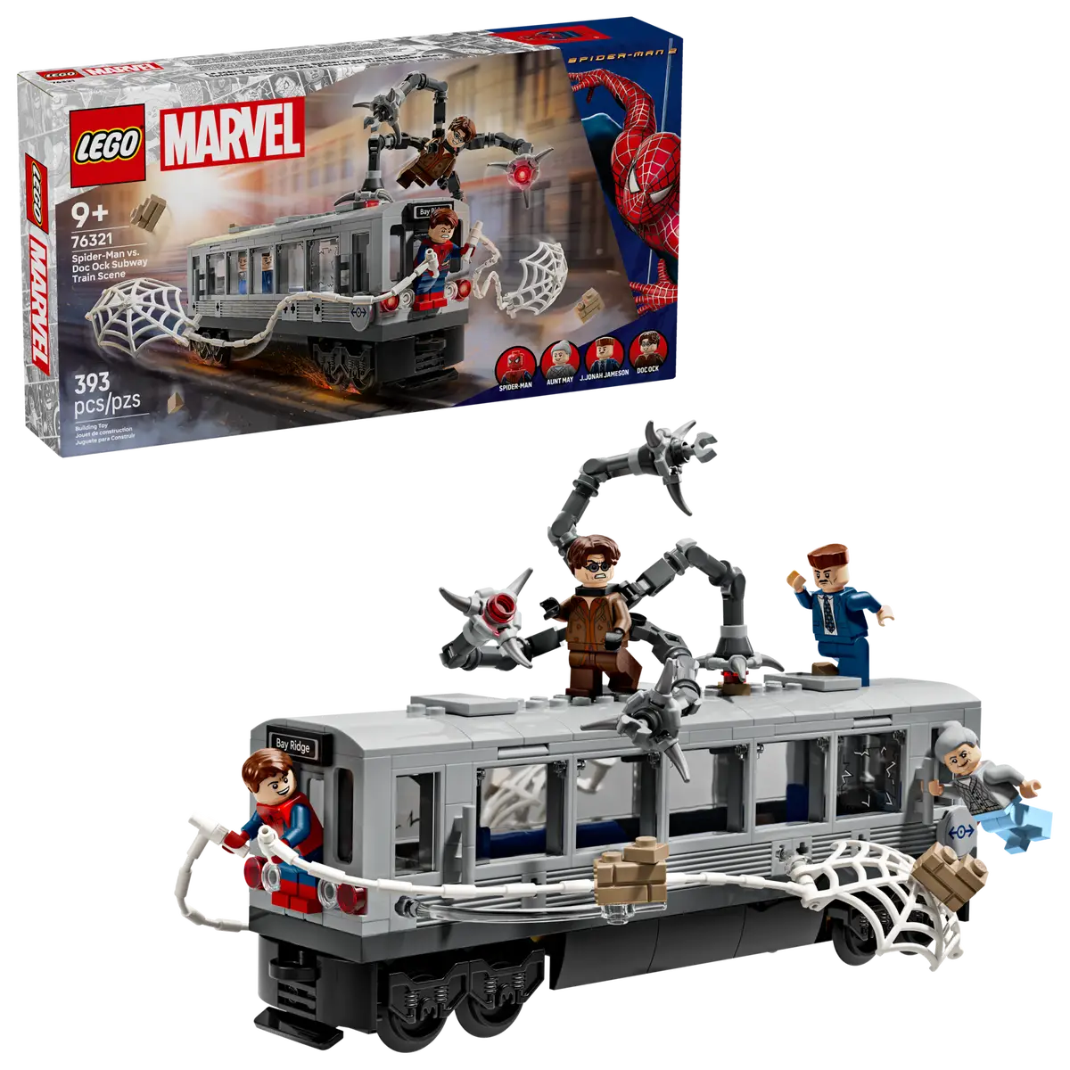 LEGO MARVEL - Spider-Man vs. Doc Ock Subway Train Scene - 76321