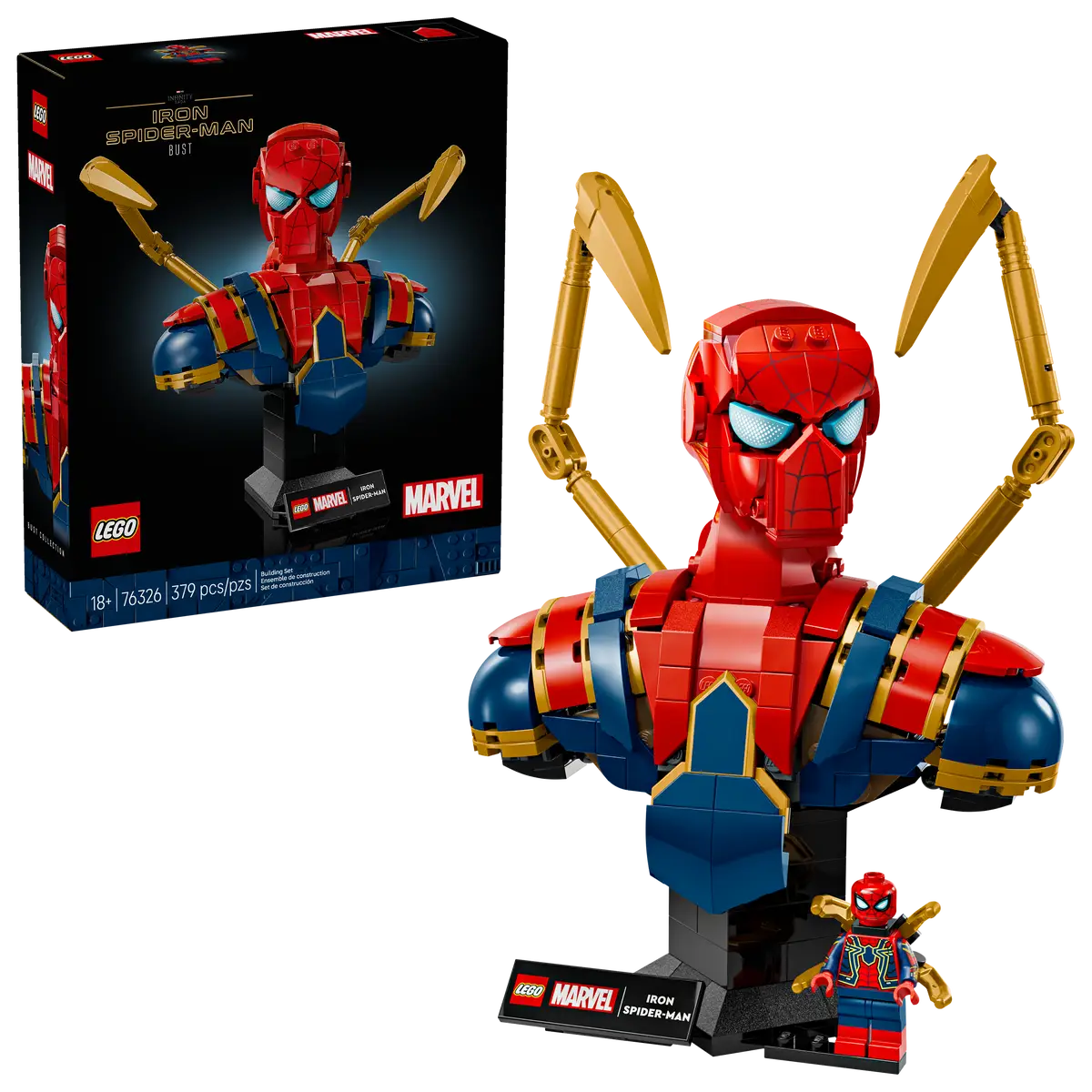 LEGO Marvel - Iron Spider-Man Bust - 76326 – Cosmic Destroyer's