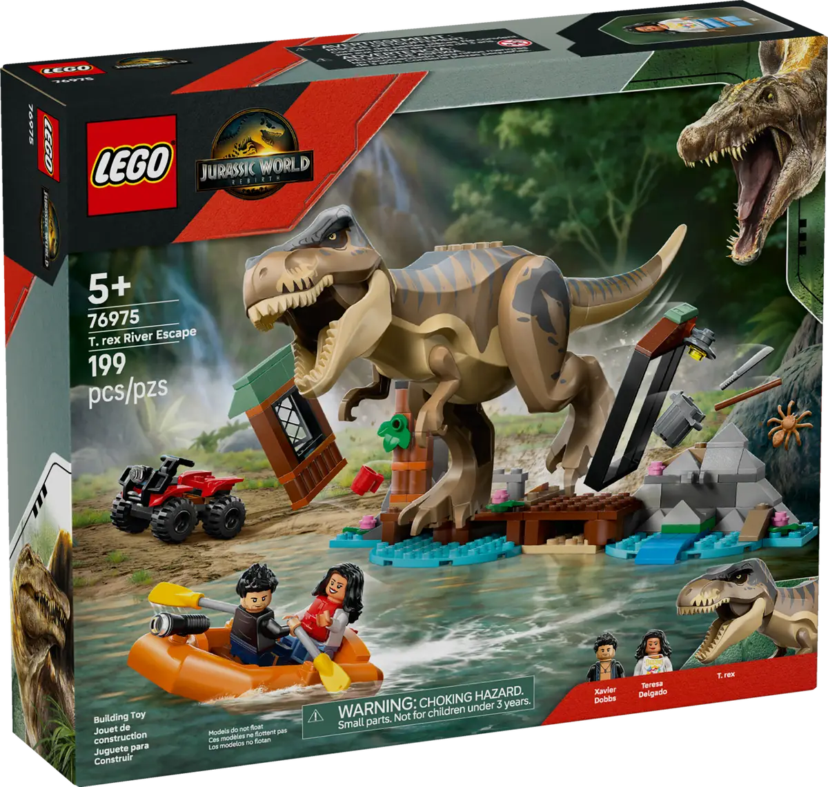 LEGO JURASSIC WORLD - T. rex River Escape - 76975