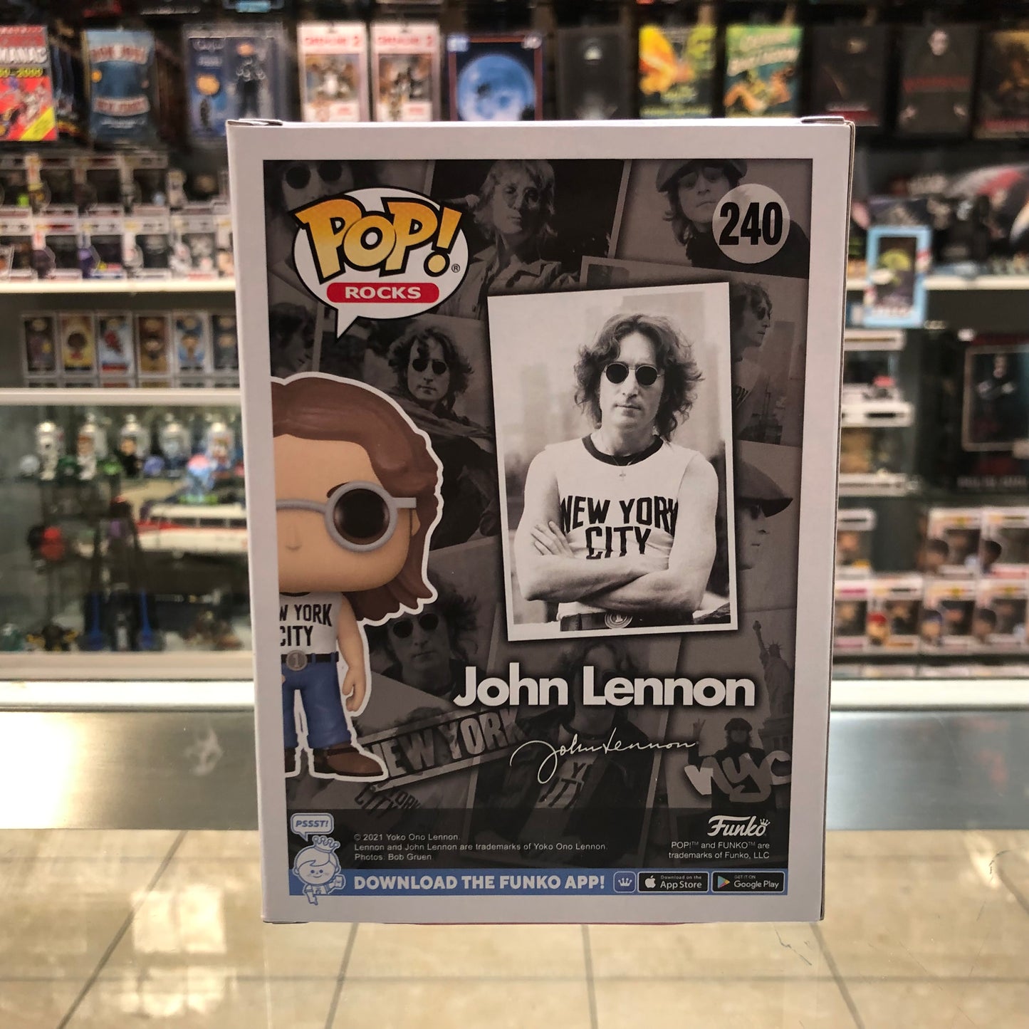 Funko Pop! Rocks - John Lennon - 2021 Fall Convention - 240