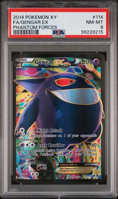 Pokemon Gengar EX outlet (114 Full Art)