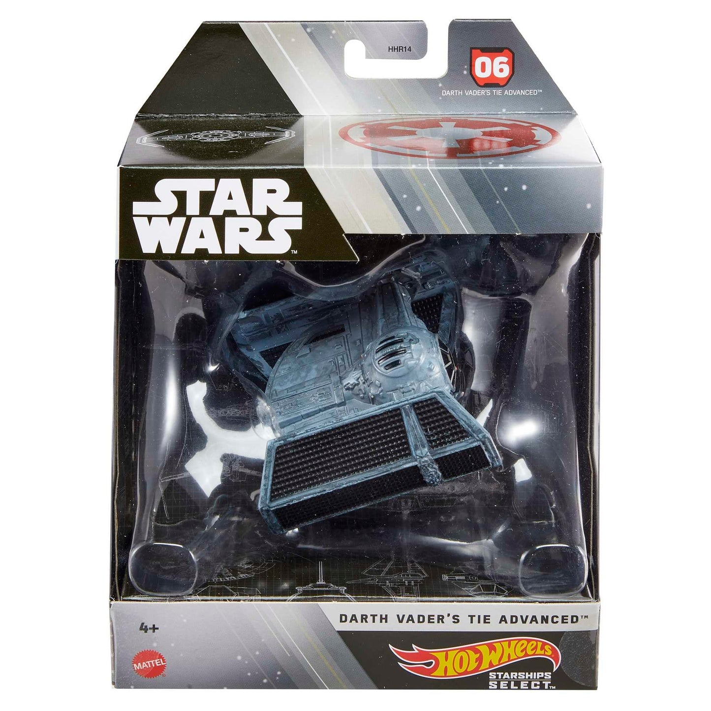 Hot Wheels - Star Wars Starships Select - Darth Vader's Tie Advanced #06