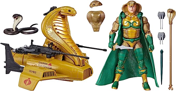 G. I. JOE Classified 6 Inch Action Figure Exclusive-Serpentor & Air Chariot