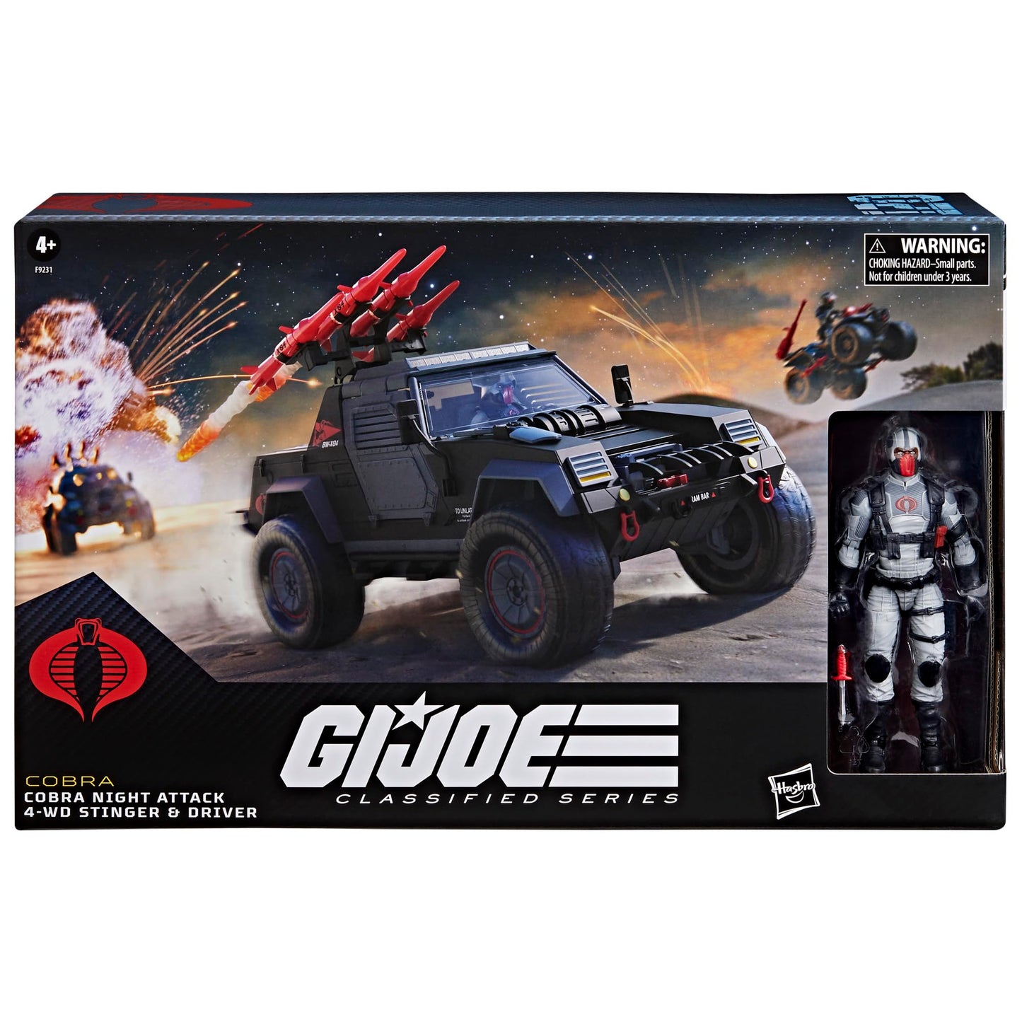 G.I. Joe Classified Series - Cobra Night Attack 4WD Stinger & Driver - 120