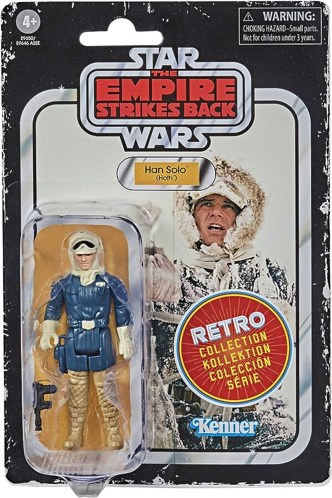 Star Wars Retro Collection Han Solo (Hoth) Toy 3.75-inch Scale The Empire Strikes Back Figure