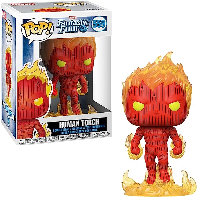 Funko Pop! Marvel: Fantastic Four - Human Torch - 559