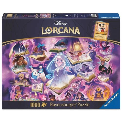 Disney Lorcana Glimmers of the Realm: Amethyst 1,000-Piece Puzzle