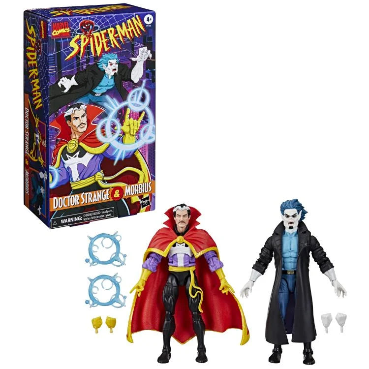 Spider-Man Marvel Legends Doctor Strange & Morbius Exclusive Action Figure Two-Pack