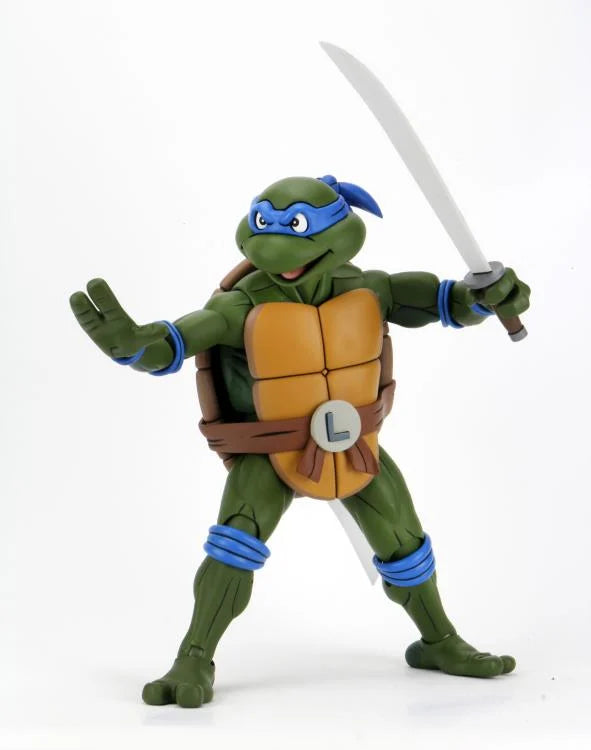 NECA - Teenage Mutant Ninja Turtles - (Animated Series) - Leonardo - 1/4 Scale Figure