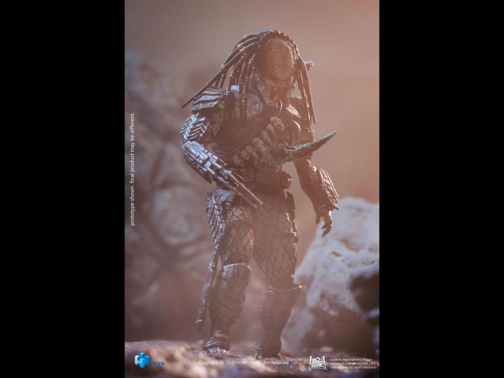 HIYA TOYS - Alien Vs. Predator Scar Predator (Final Battle) 1:18 Scale PX Previews Exclusive Figure