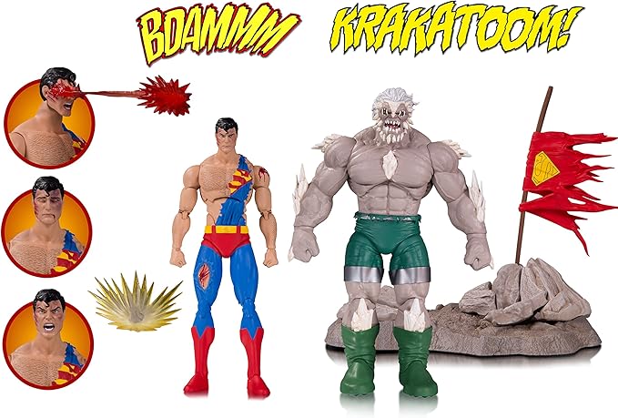 DC Collectibles - DC Comics Icons - Superman vs. Doomsday (NO OUTER SLEEVE COVER)