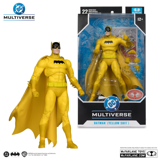 McFarlane Toys DC Multiverse - Batman (Yellow Suit) - Red Platinum Edition