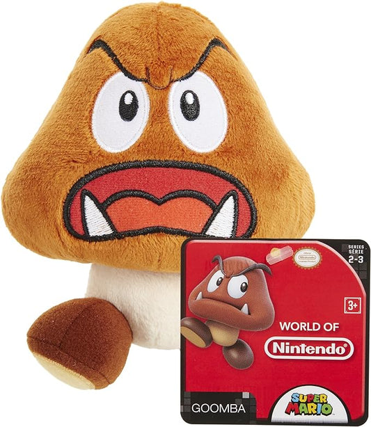 World of Nintendo Super Mario Goomba 6-Inch Plush [Open Mouth]