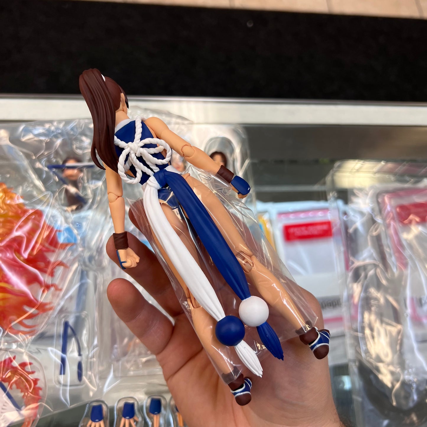 Storm Collectibles - The King of Fighters '98 Ultimate Match - Mai Shiranui (Blue) 1/12 Scale Action Figure - M.P.12 Exclusive (OPEN BOX)