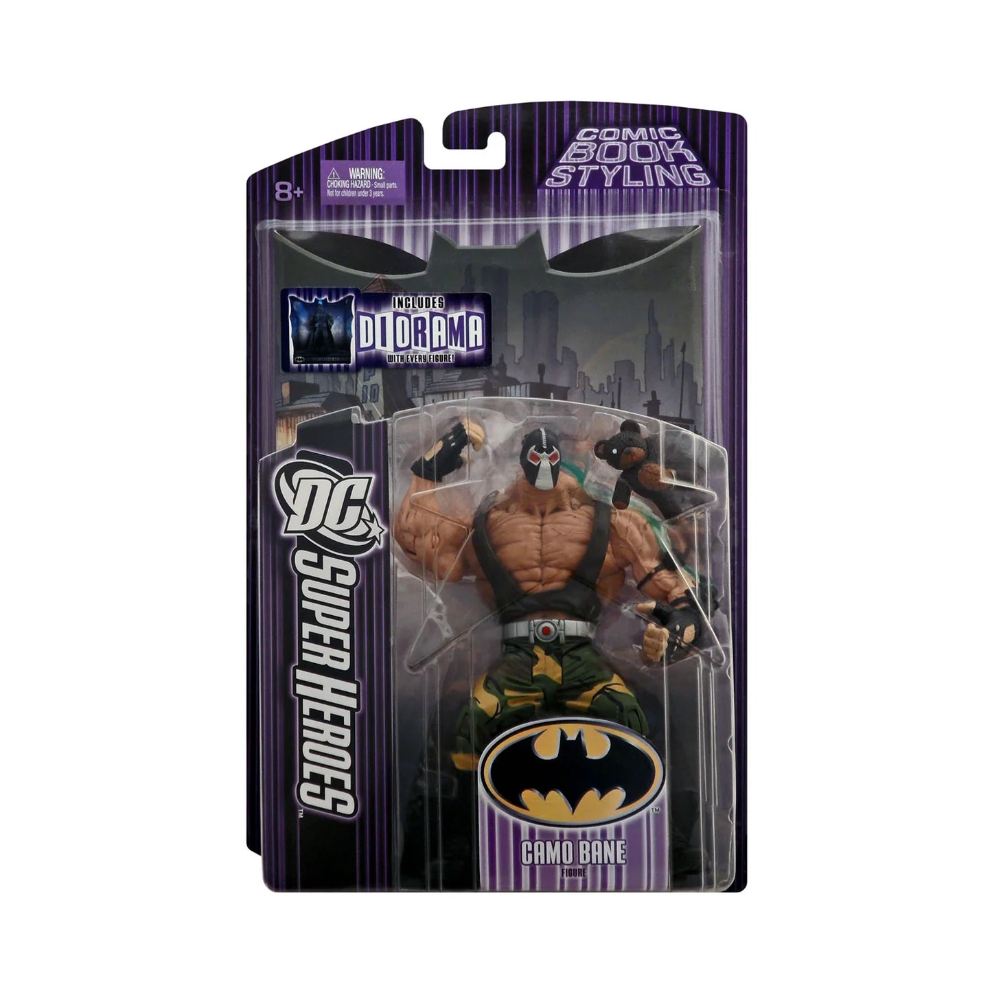 DC Super Heroes - Camo Bane Figure - w/comic book - S3 Select Sculpt