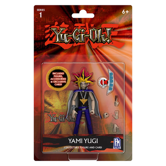 Yu-Gi-Oh!® - Yami Yugi Action Figure (5" Figure w/ Accessories & Special-Edition Card, Series 1)