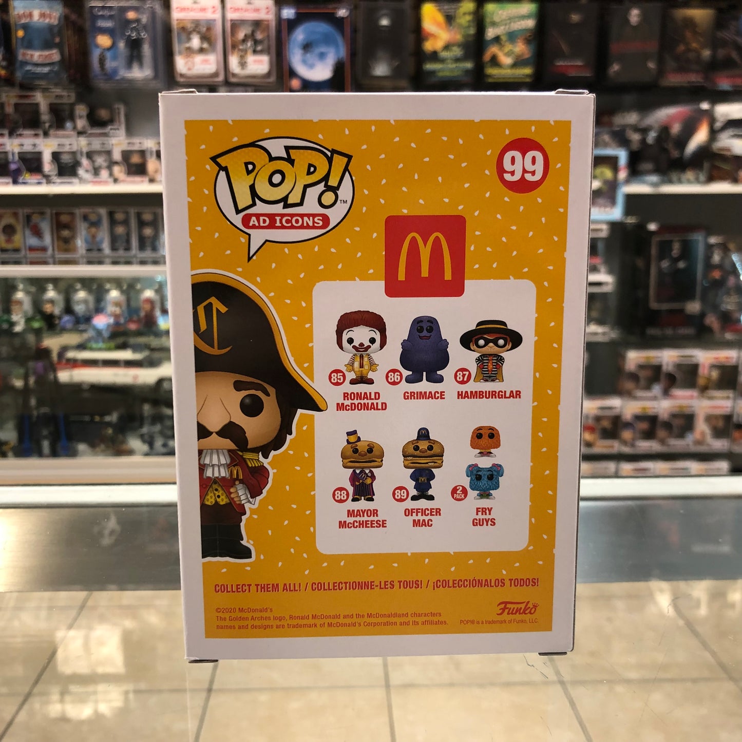Funko Pop! Ad Icons - McDonalds - Captain Crook - 99 (Shared Sticker NYCC)