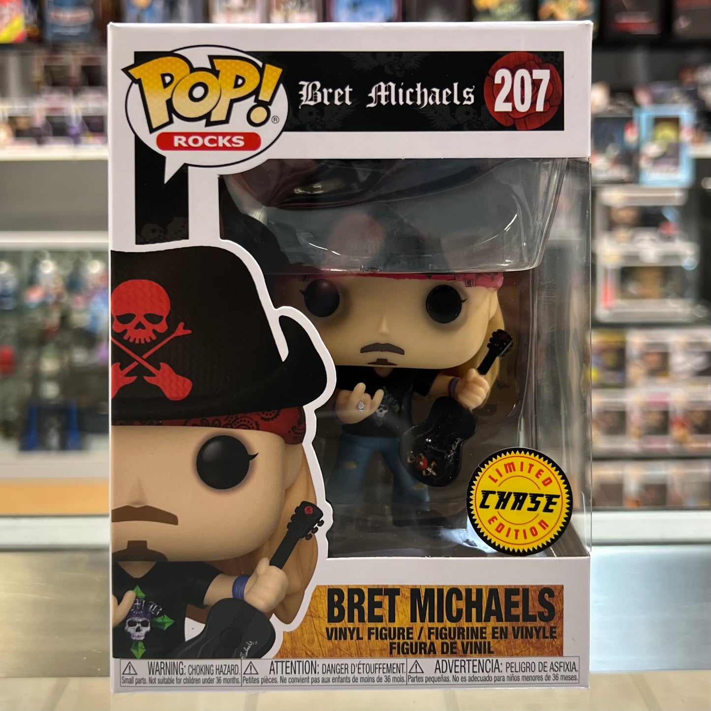 Funko Pop! Rocks - Bret Michaels - Chase - 207