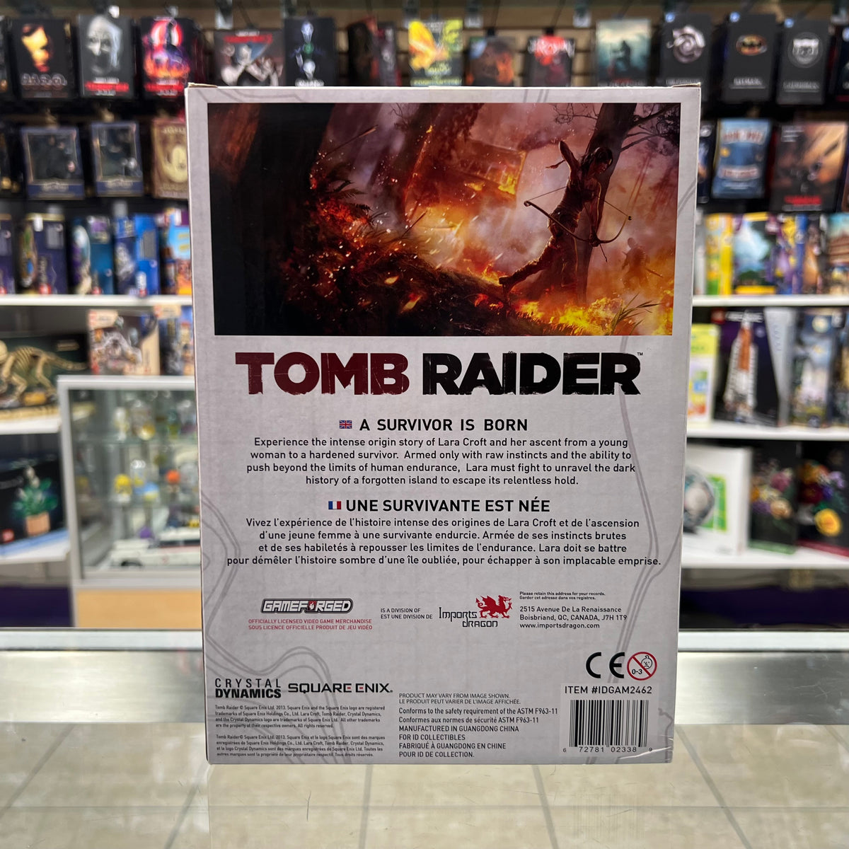Tomb Raider Lara Croft w/ Bow Statue - Crystal Dynamics - SQUARE ENIX - 2013 *SEE PHOTOS*