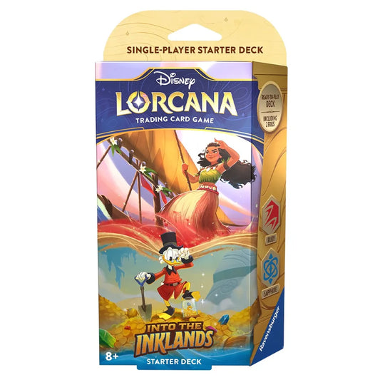 Disney Lorcana: Into the Inklands Starter Deck (Ruby & Sapphire) - Into the Inklands