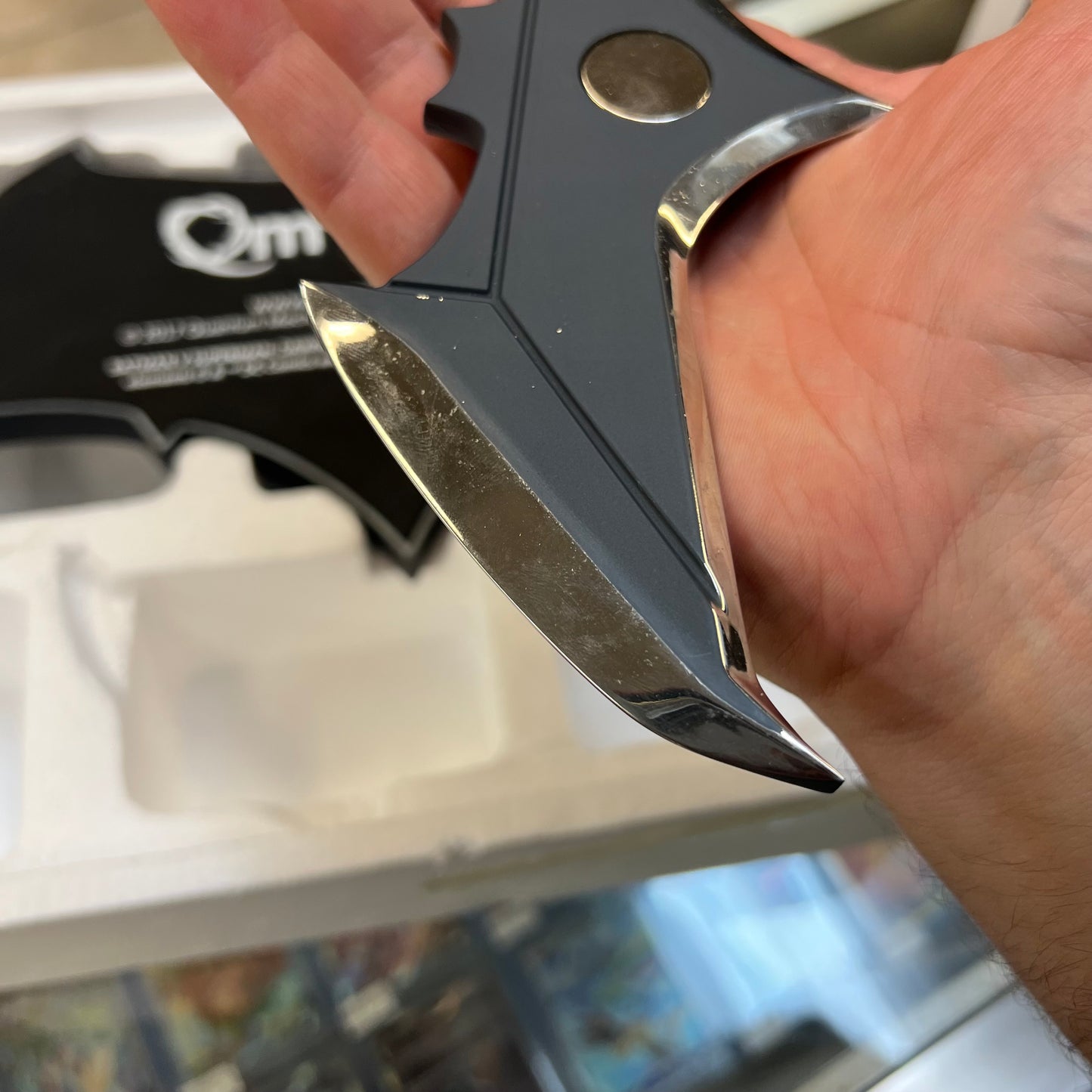 QMx - Batman Batarang 1:1 Scale Replica (Tarnish! OPEN!)