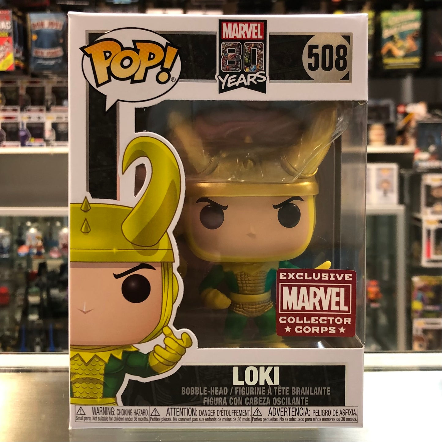 Funko Pop! Marvel 80 years - Loki (Marvel Collector Corps) - 508
