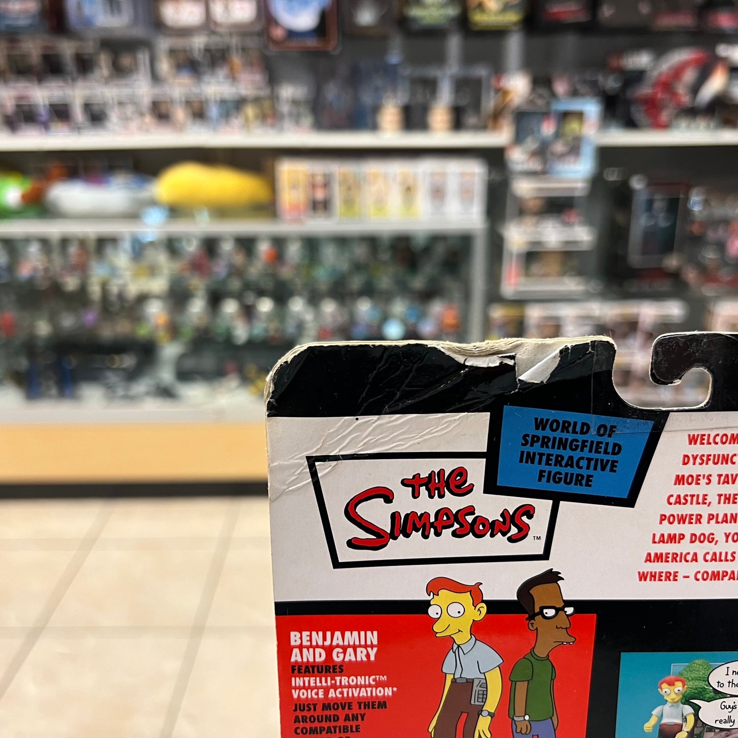 Playmates - The Simpsons World of Springfield - Benjamin and Gary - Interactive Figures - 2004 - Series #16