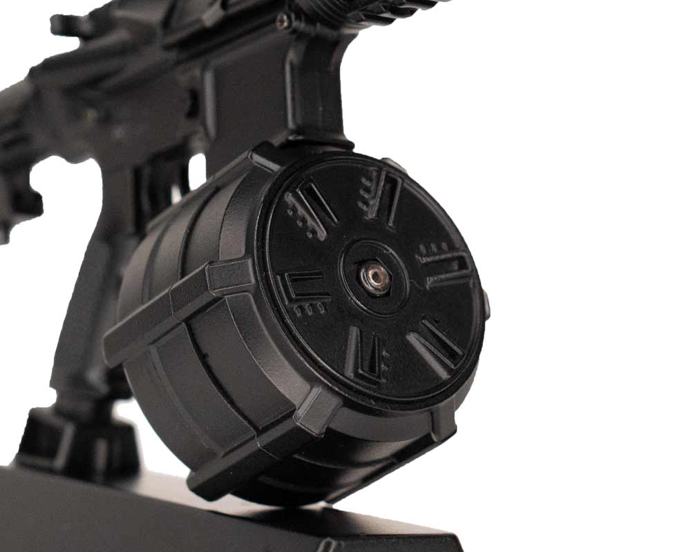 Miniature 60 Round AR Drum Magazine Die Cast Metal - (Mini AR Drum Mag) (GOAT GUNS)