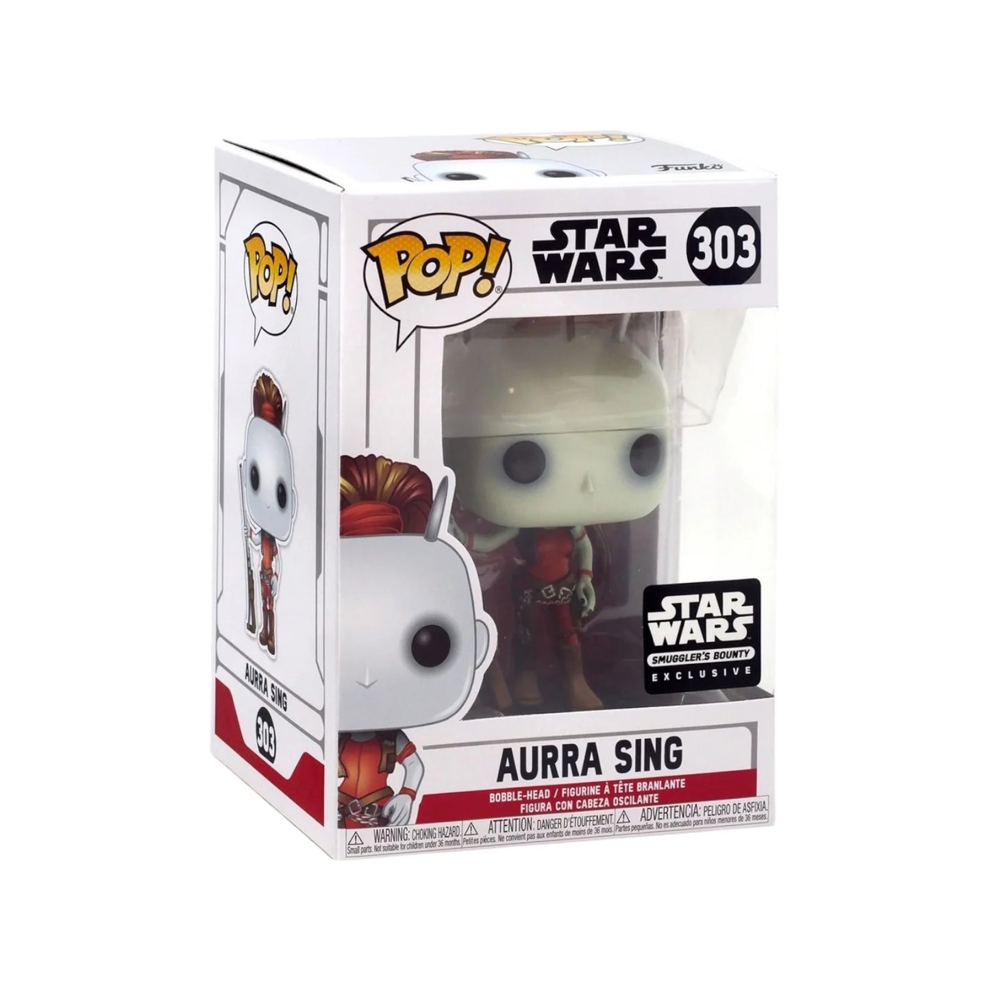 Funko Pop! Star Wars - Aurra Sing - Smuggler's Bounty Exclusive 303