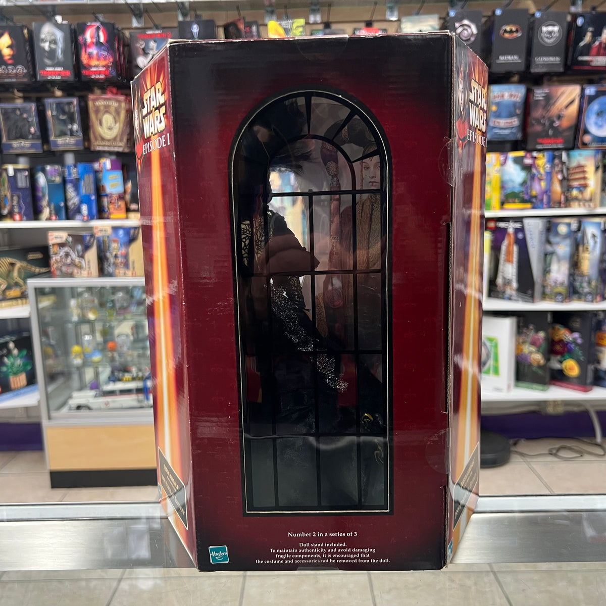 Star Wars Episode I 1999 Portrait Edition - Queen Amidala (Black Travel Gown) 1998 Hasbro *SEE PHOTOS*
