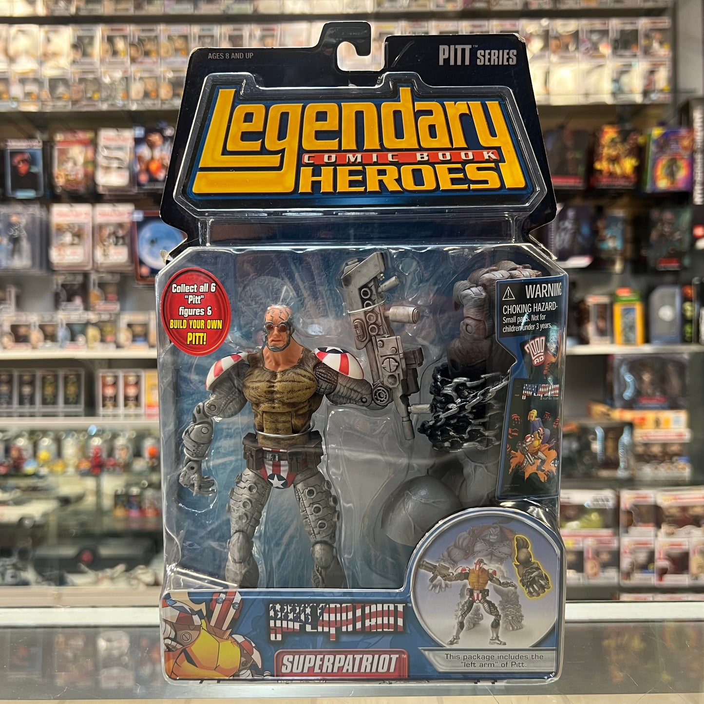 Legendary Comic Book Heroes - SuperPatriot - Pitt Series (2007) - Action Figure