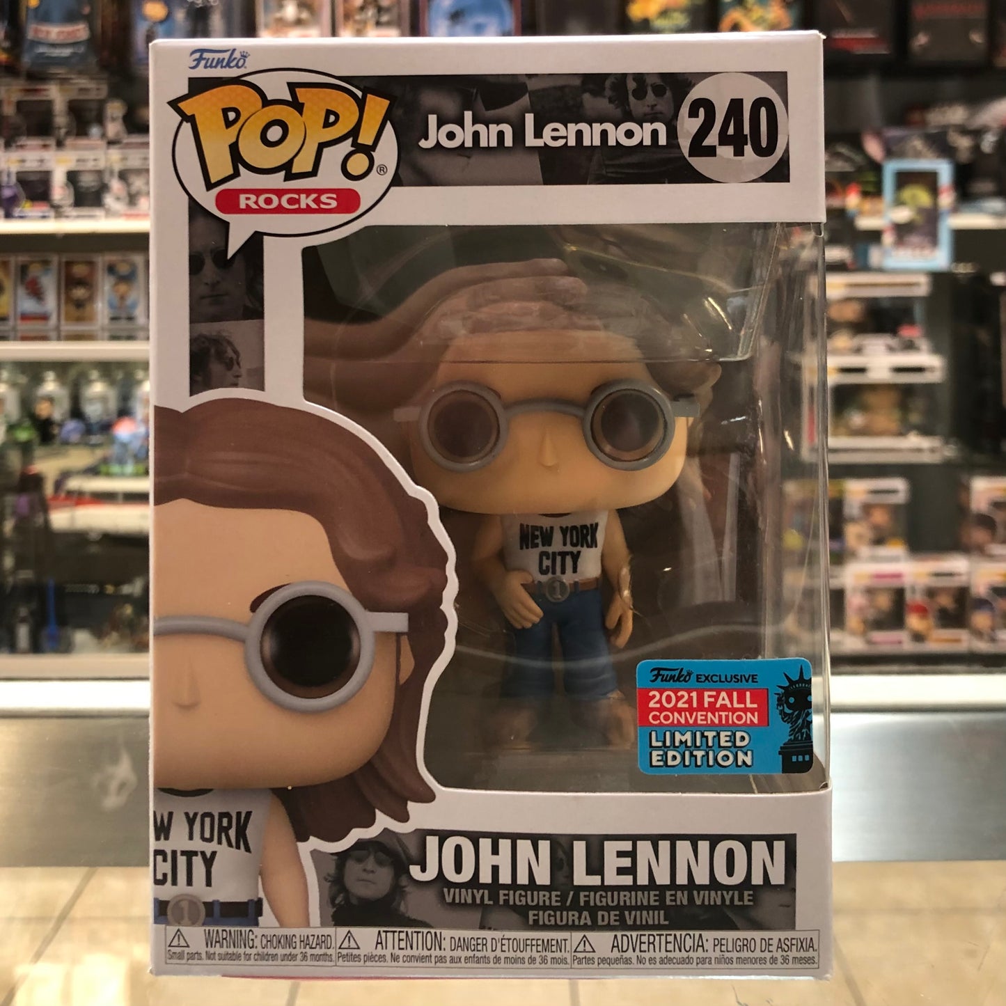 Funko Pop! Rocks - John Lennon - 2021 Fall Convention - 240