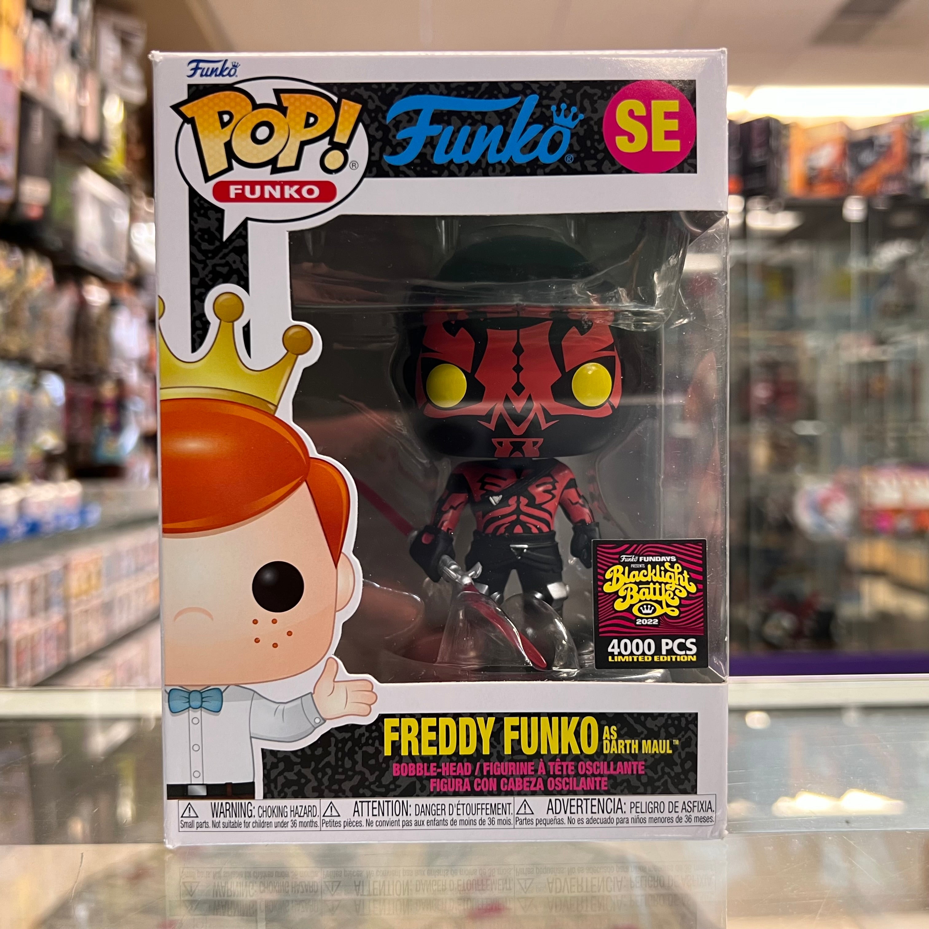 Freddy Funko as Darth Maul Funko popular Pop