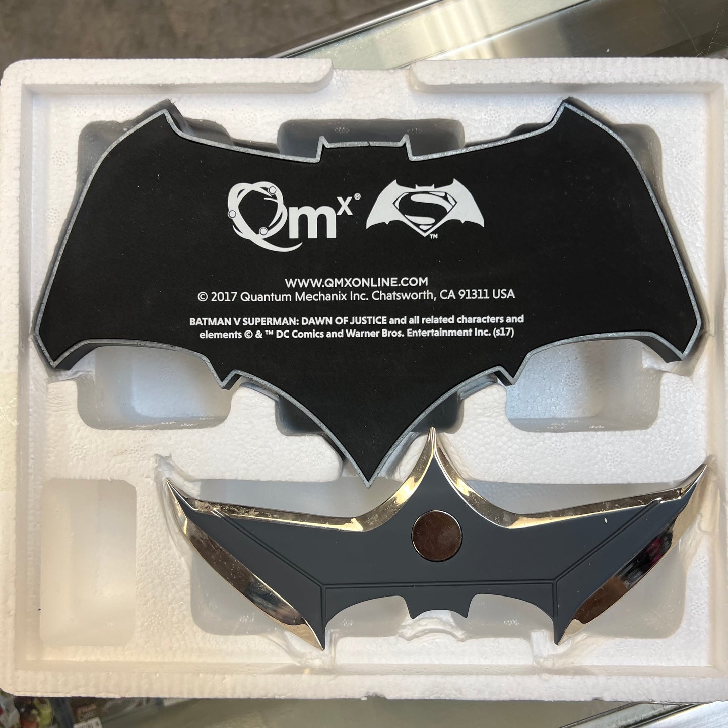 QMx - Batman Batarang 1:1 Scale Replica (Tarnish! OPEN!)