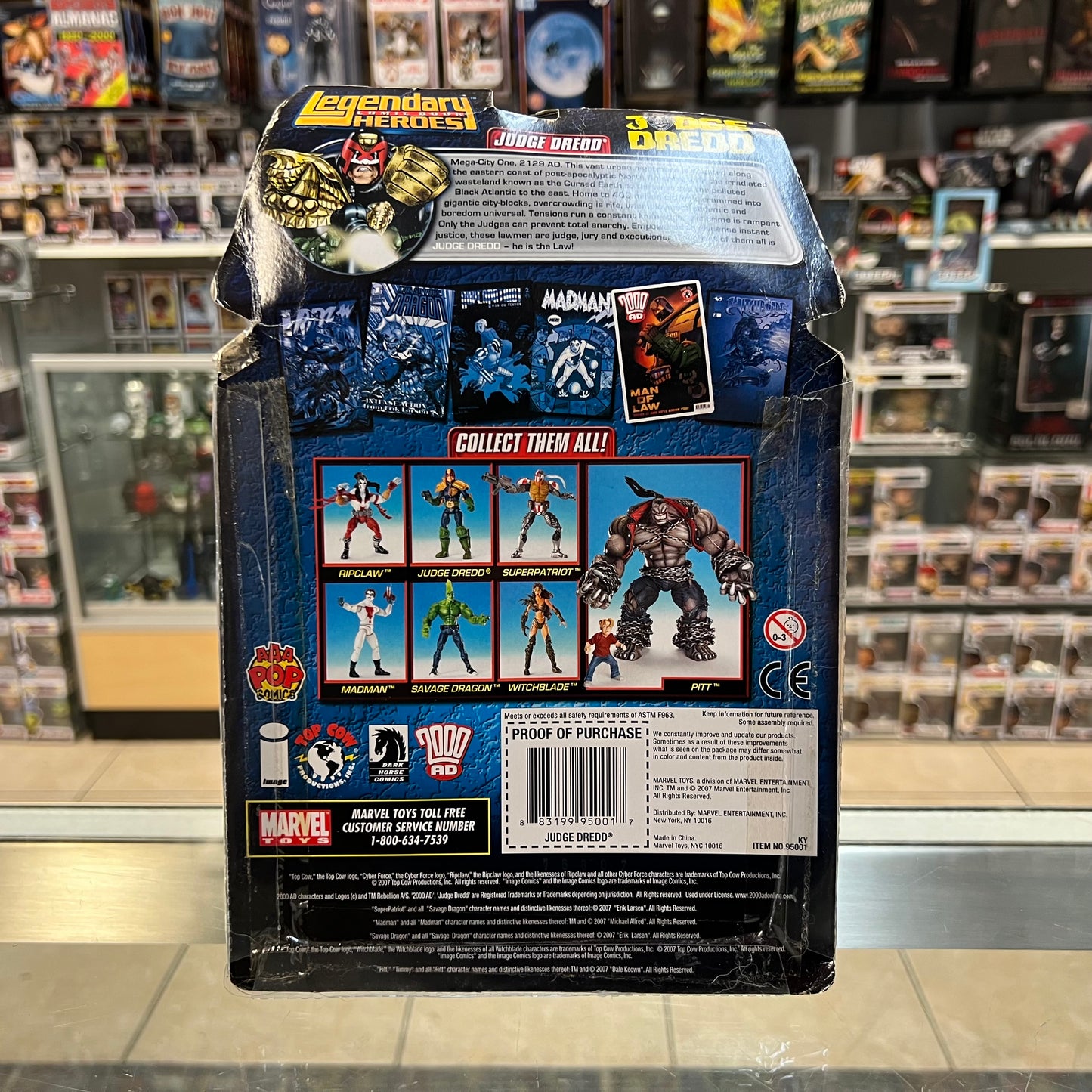 Legendary Comic Book Heroes - Judge Dredd - Pitt Series (2007) - Action Figure