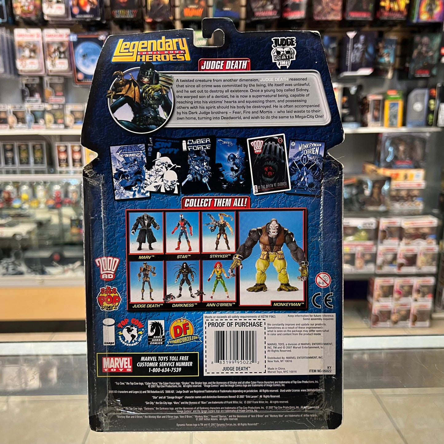 Legendary Comic Book Heroes - Judge Death - Monkeyman Series (2007) - Action Figure