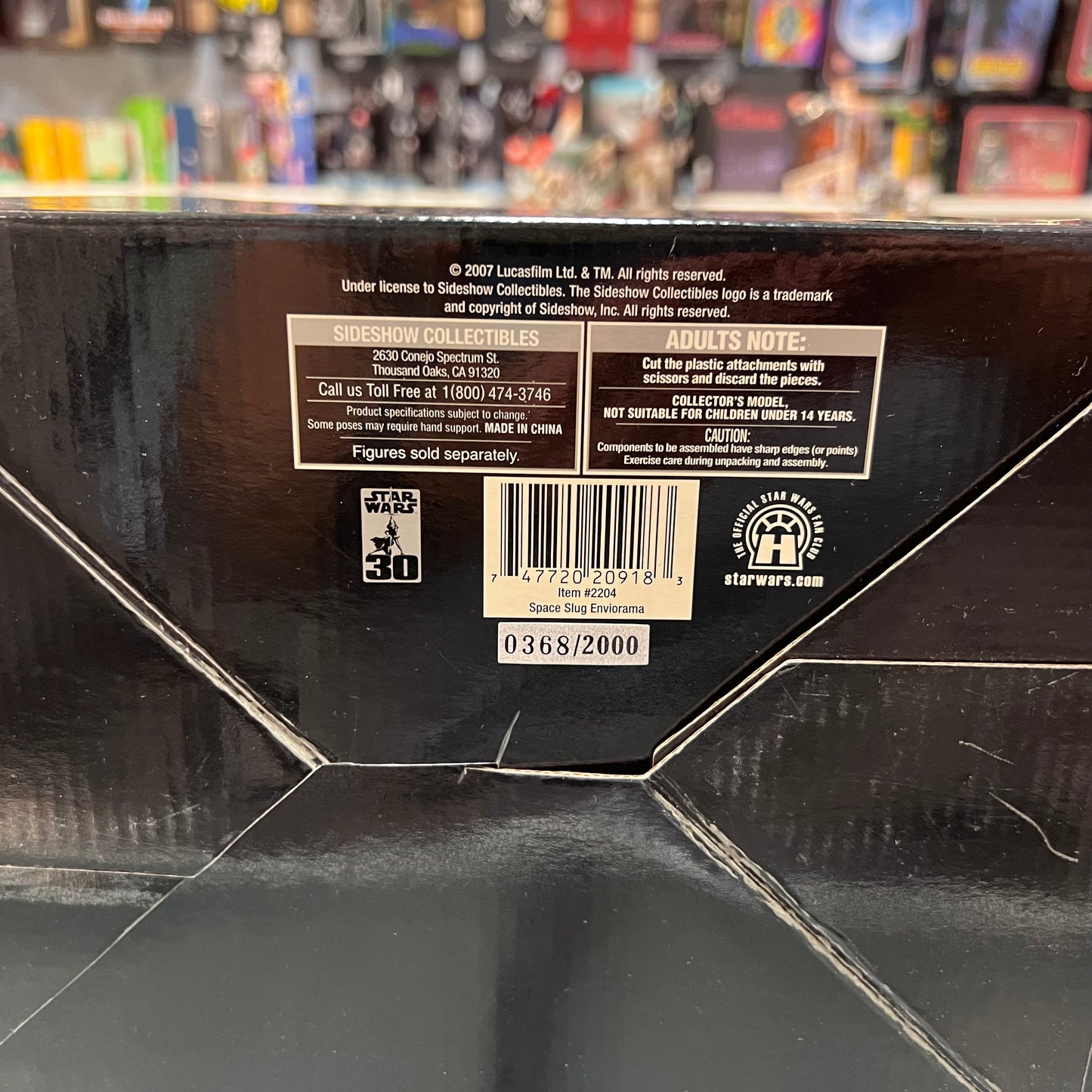 Sideshow - Star Wars "This is no Cave" Space Slug Enviorama Sideshow Exclusive 30th Anniversary