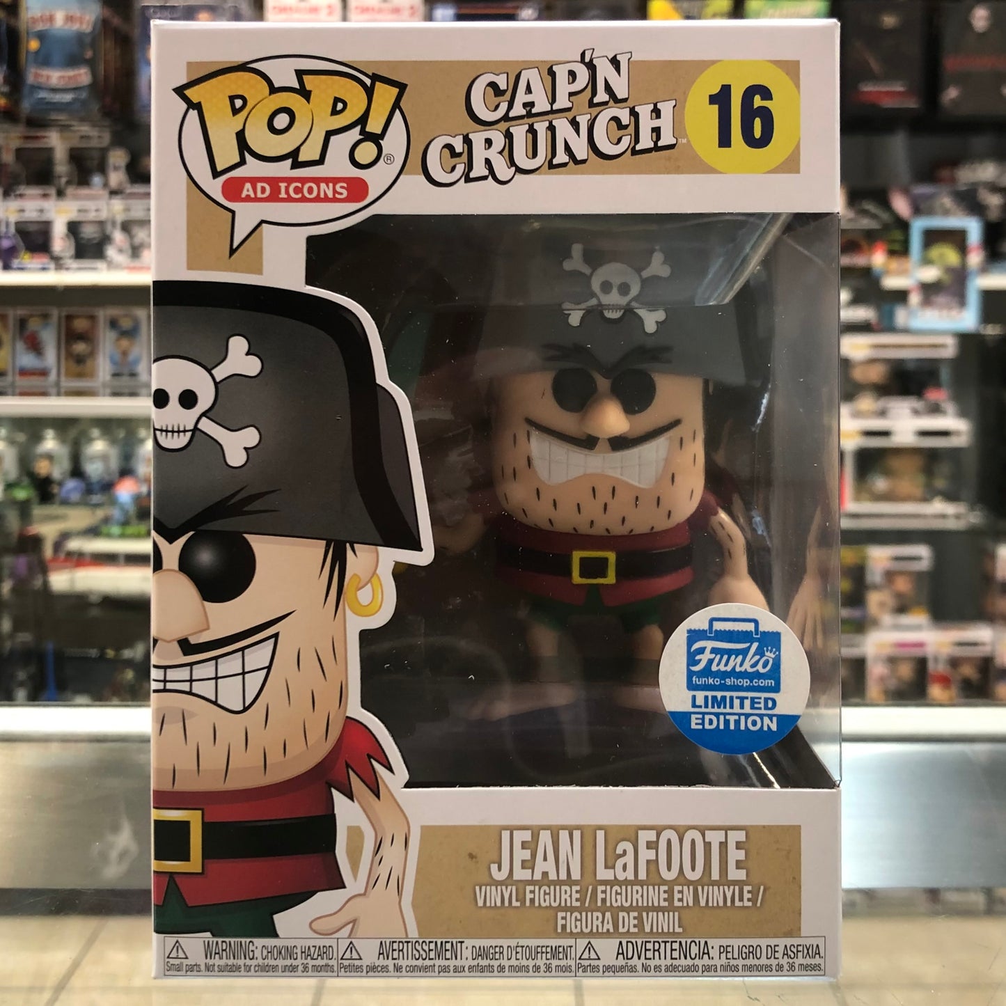 Funko Pop! Ad Icons - Cap'n Crunch - Jean LaFoote - 16 (Funko Shop)