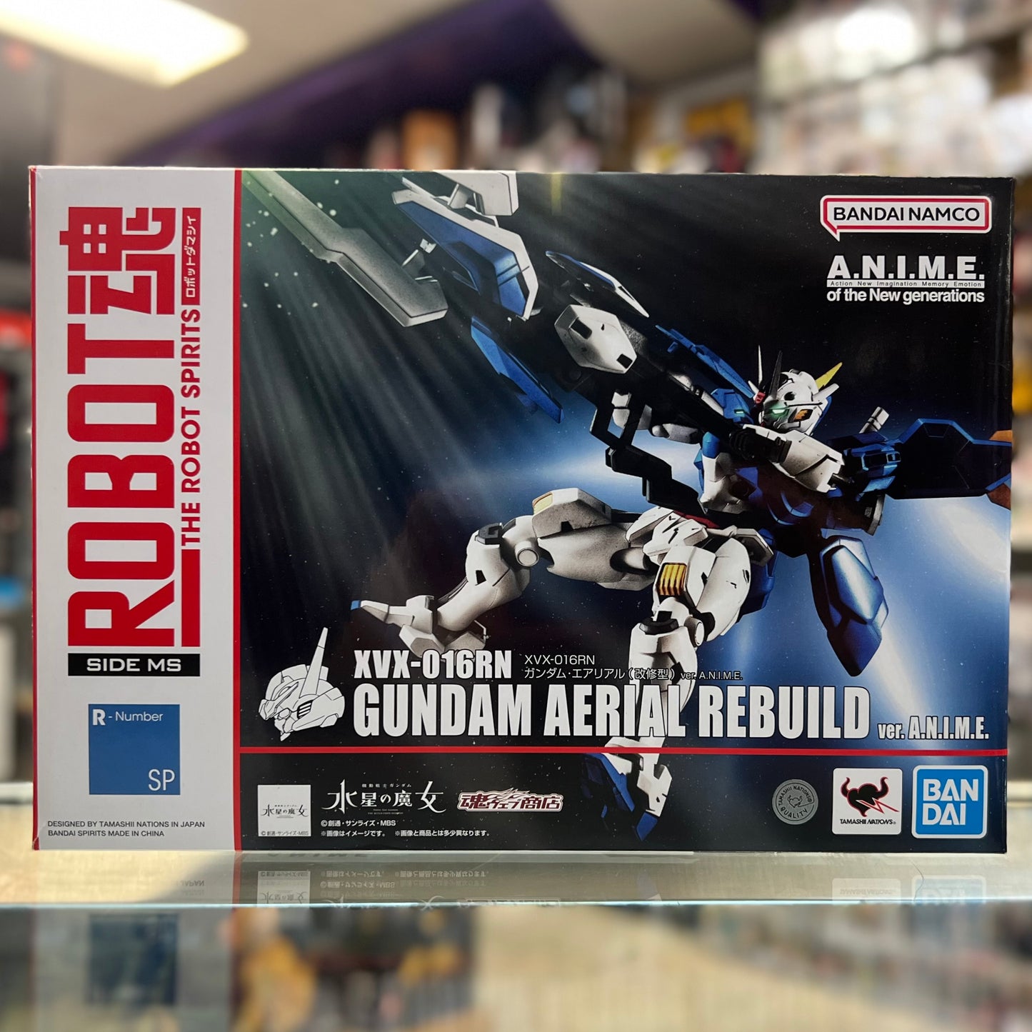 Bandai Robot Spirits XVX-016RN Gundam Aerial Rebuild ver.A.N.I.M.E (OPEN BOX)
