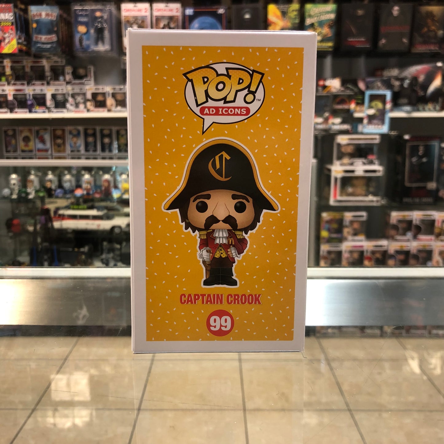 Funko Pop! Ad Icons - McDonalds - Captain Crook - NYCC Official Sticker - 99