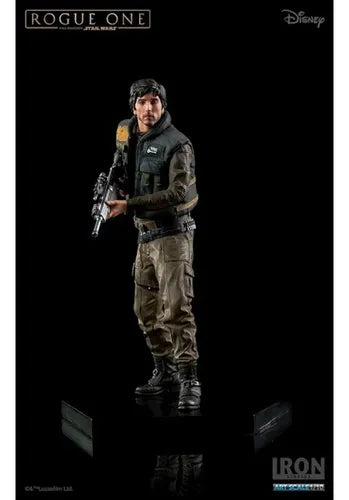 Star Wars - Cassian 1/10 Scale Polystone Statue - Iron Studios - (OPEN BOX)