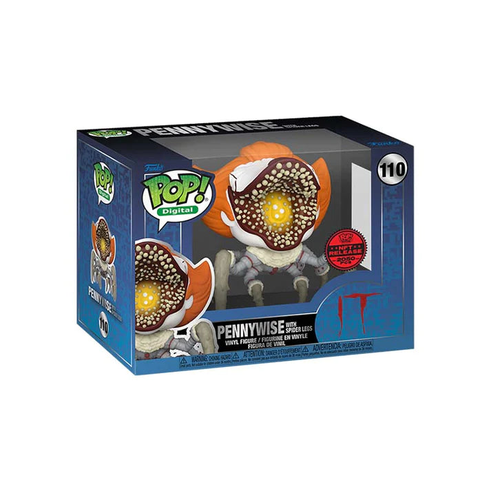 Funko Pop Digital Pennywise with Spider Legs NFT Release 2050 pcs Cosmic Destroyer s Collectibles
