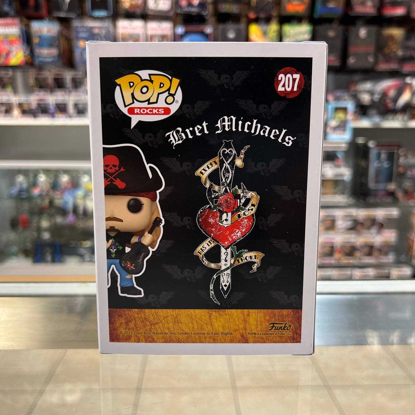 Funko Pop! Rocks - Bret Michaels - Chase - 207