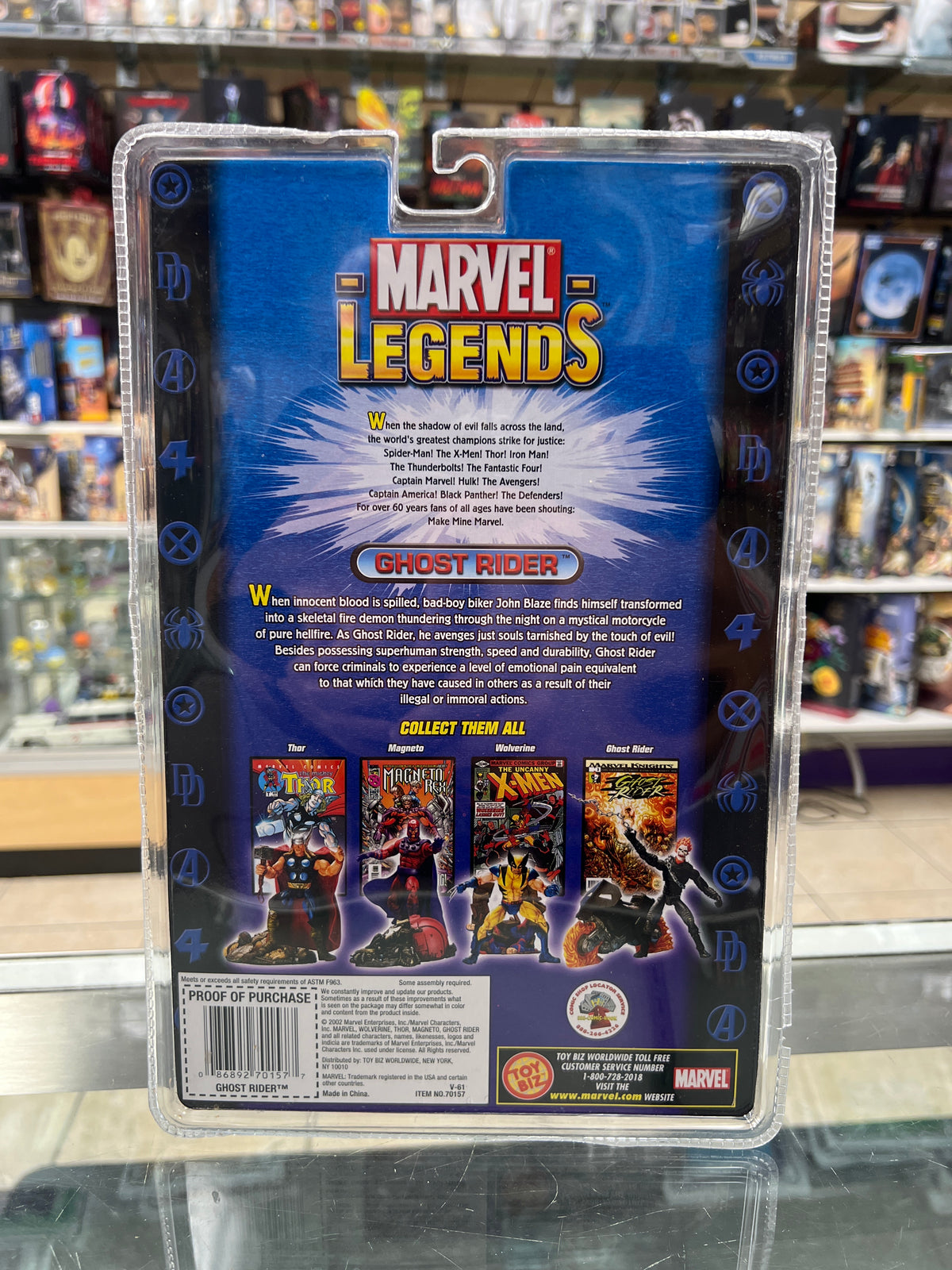 Marvel Legends - Series 3 - Ghost Rider (2002) *BAD BOX* *SEE PHOTOS*