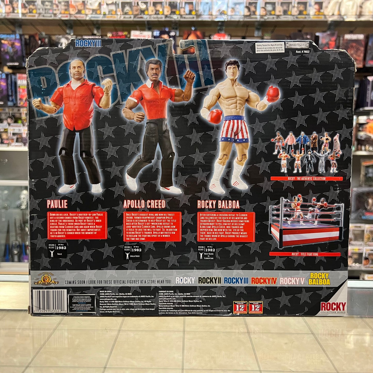 Rocky III - Paulie & Apollo Creed, Rocky Balboa - 3-Pack (Rocky Collector Series) - 2006