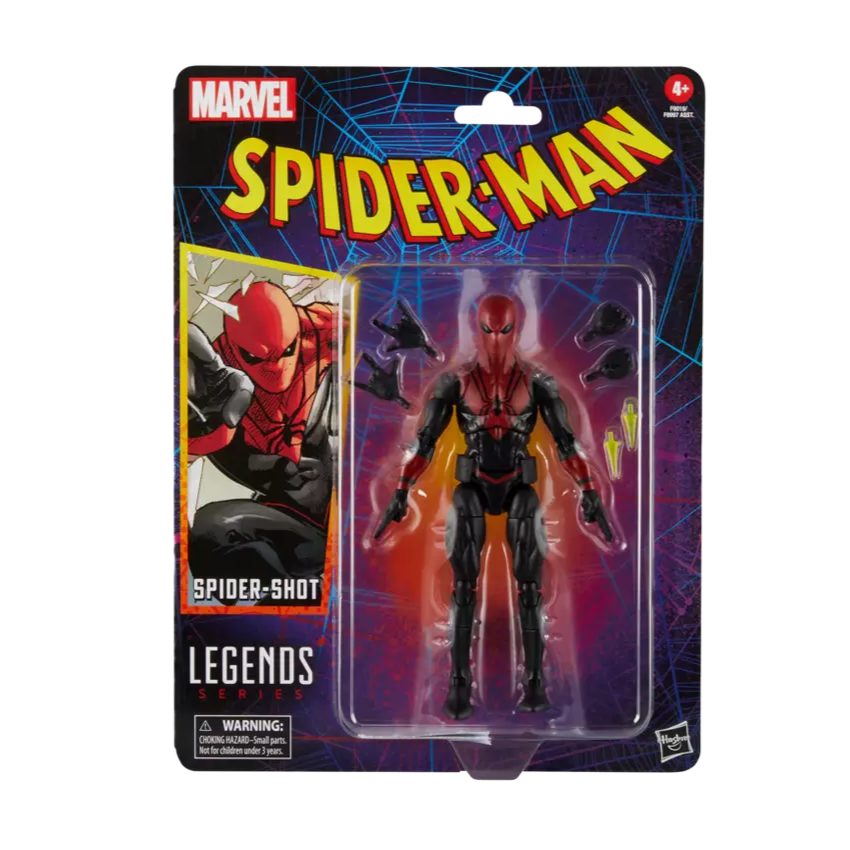 Marvel legends Retro Series Spider-Shot Action Figure