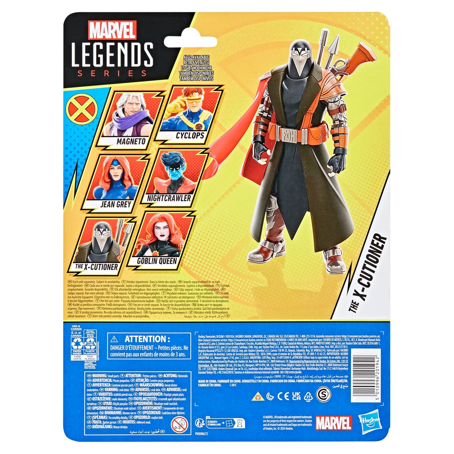 Marvel Legends Series Marvel Studios' X-Men '97 The X-Cutioner - Retro Card 6in Action Figure