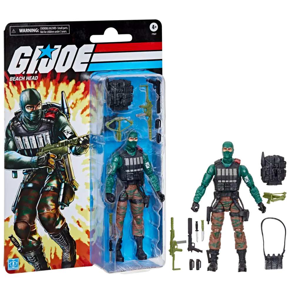 G.I. Joe Classified Series Retro Cardback Beach Head - 6in